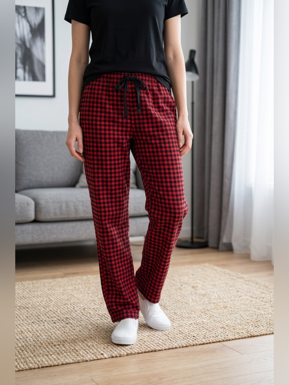 Gillian & O’Malley Women’s Checkered Pajama Pants - Size Medium